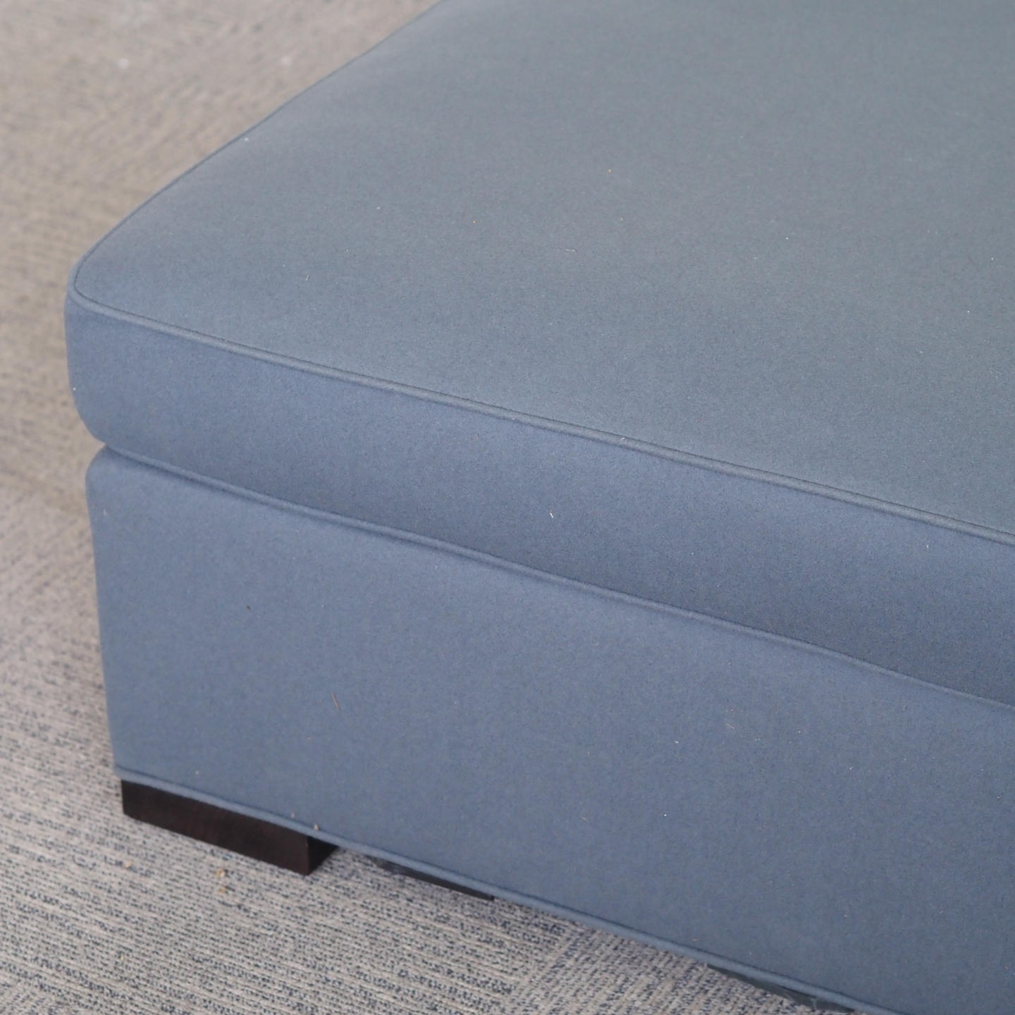 Sofa module with ottoman by Donghia