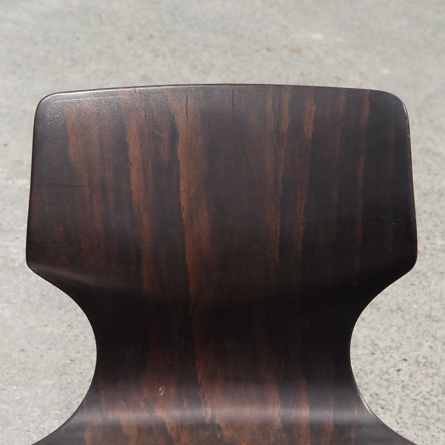 Stackable school chair in pagwood by Fpf Flötotto (Pagholz)