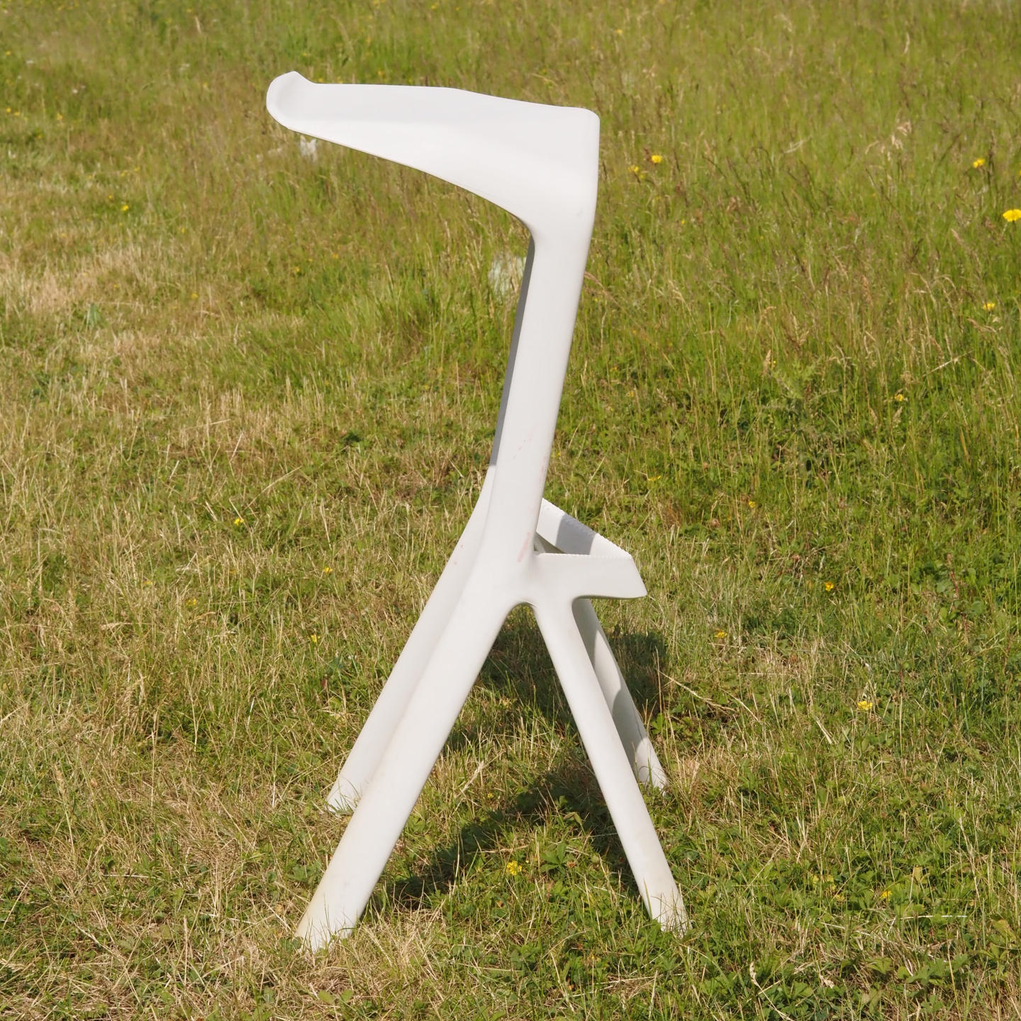 Bar stool 'Miura' by Konstantin Grcic for Plank (2005) - White