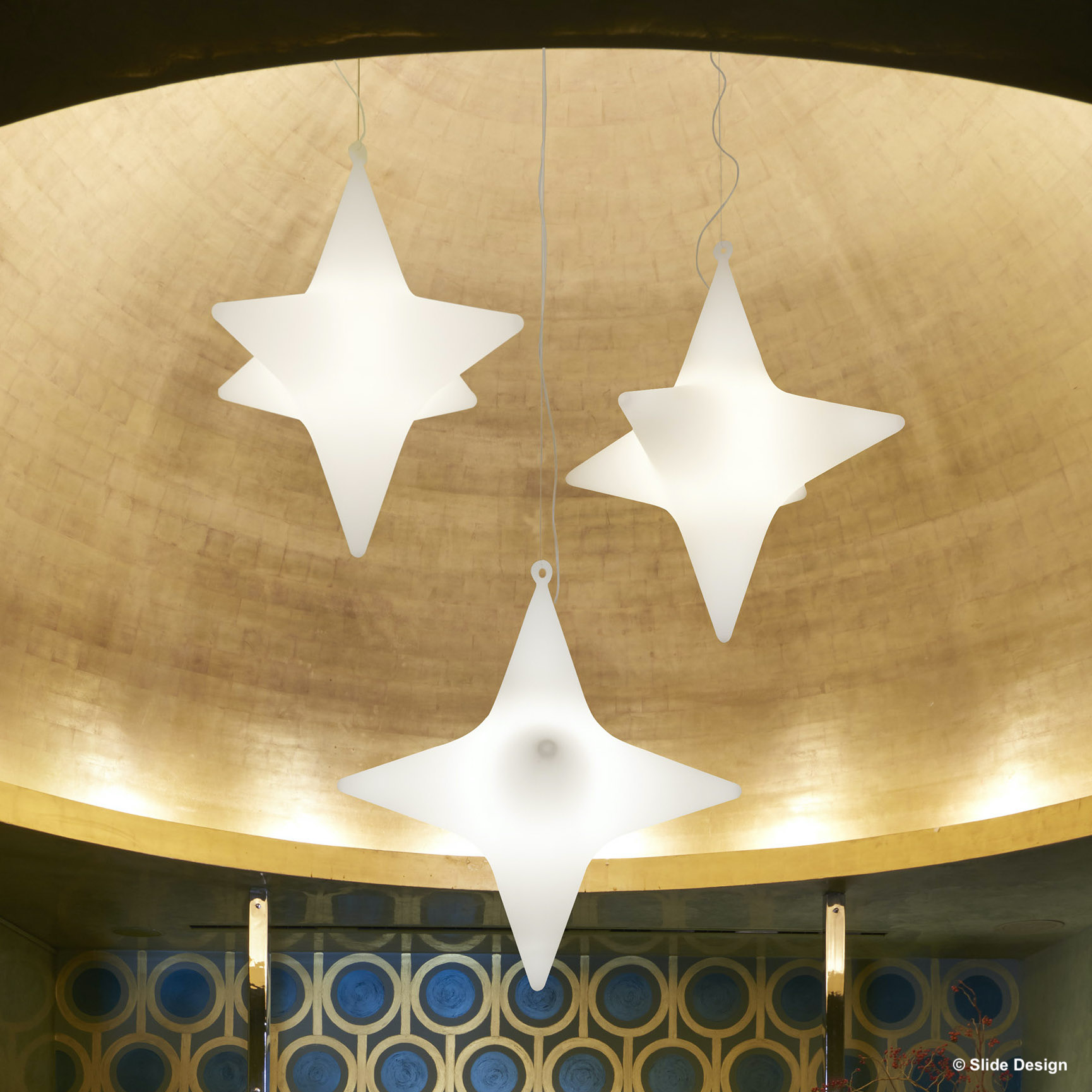 Hanging light 'Sirio' by Giò Colonna Romano for Slide (2005)