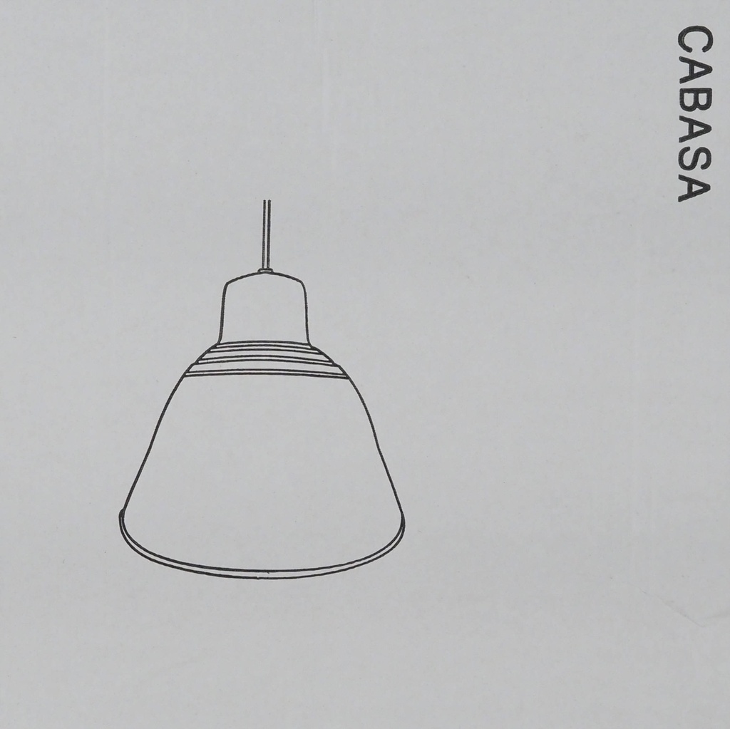 Hanging light 'Cabasa' in white lacquered steel by Serax