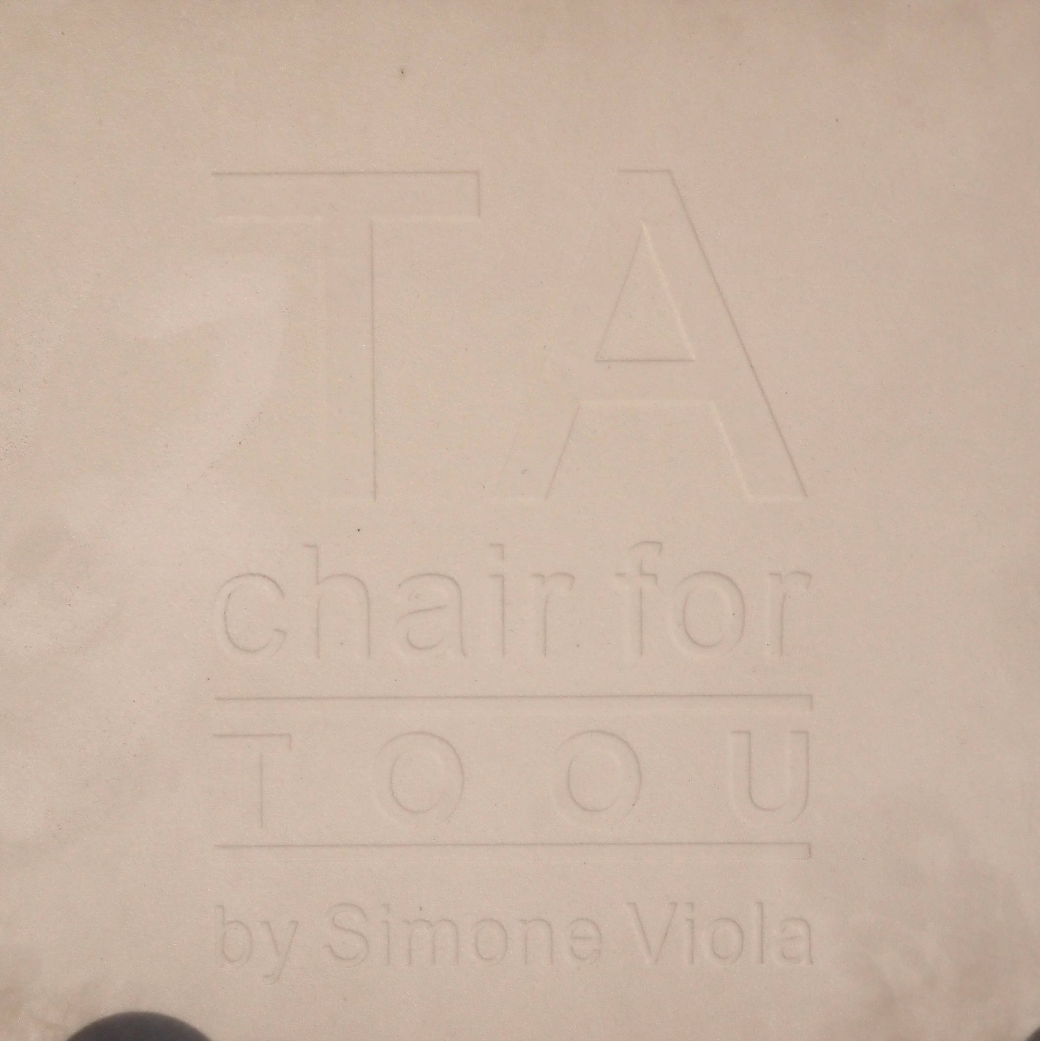 Armchair 'Ta' by Simone Viola for Toou - White