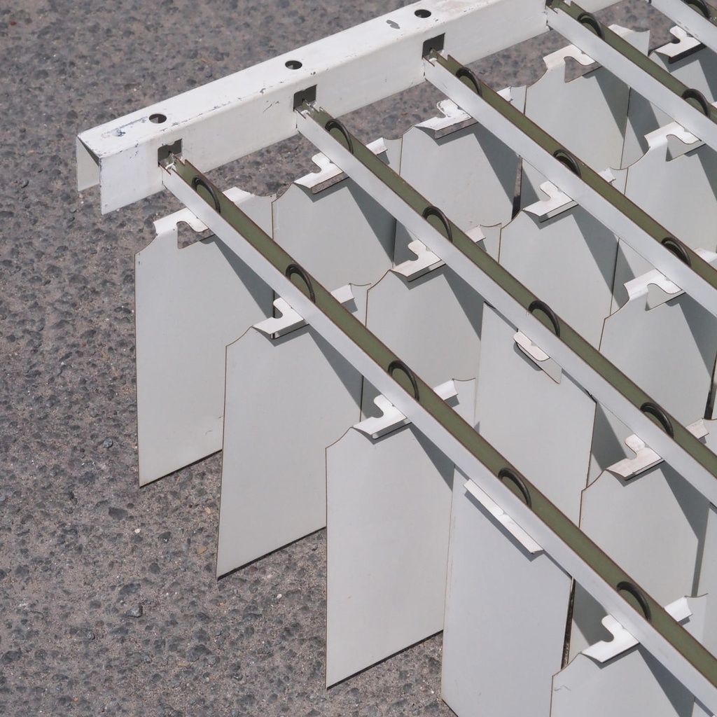 Light diffusing ceiling 'Mille Feuille' from Générale de Banque (3,2 M2)