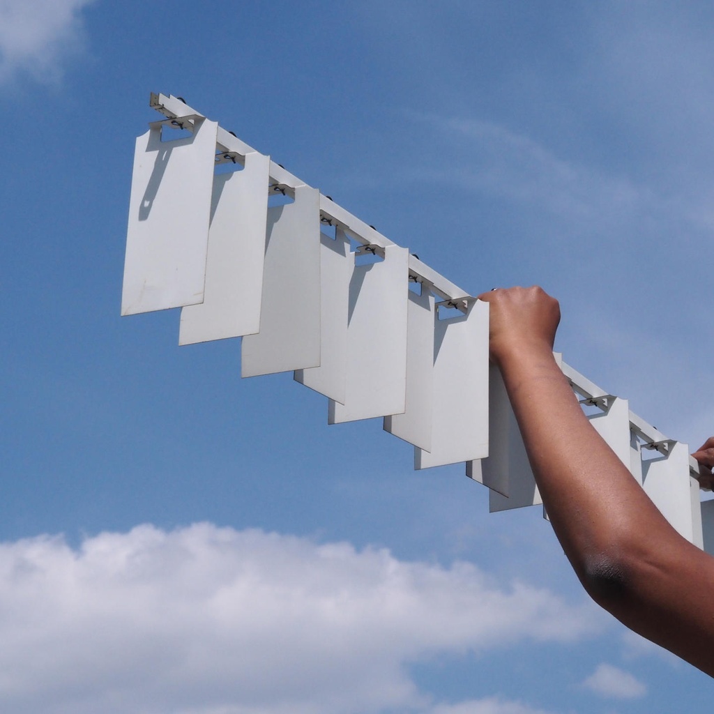 Profile 'Mille feuille' for light diffusing ceiling from Générale de Banque