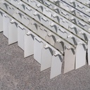 Profile 'Mille feuille' for light diffusing ceiling from Générale de Banque