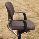Office armchair 'FS 211/8' by Klaus Franck & Werner Sauer for Wilkhahn (ca. 1980) - Brown