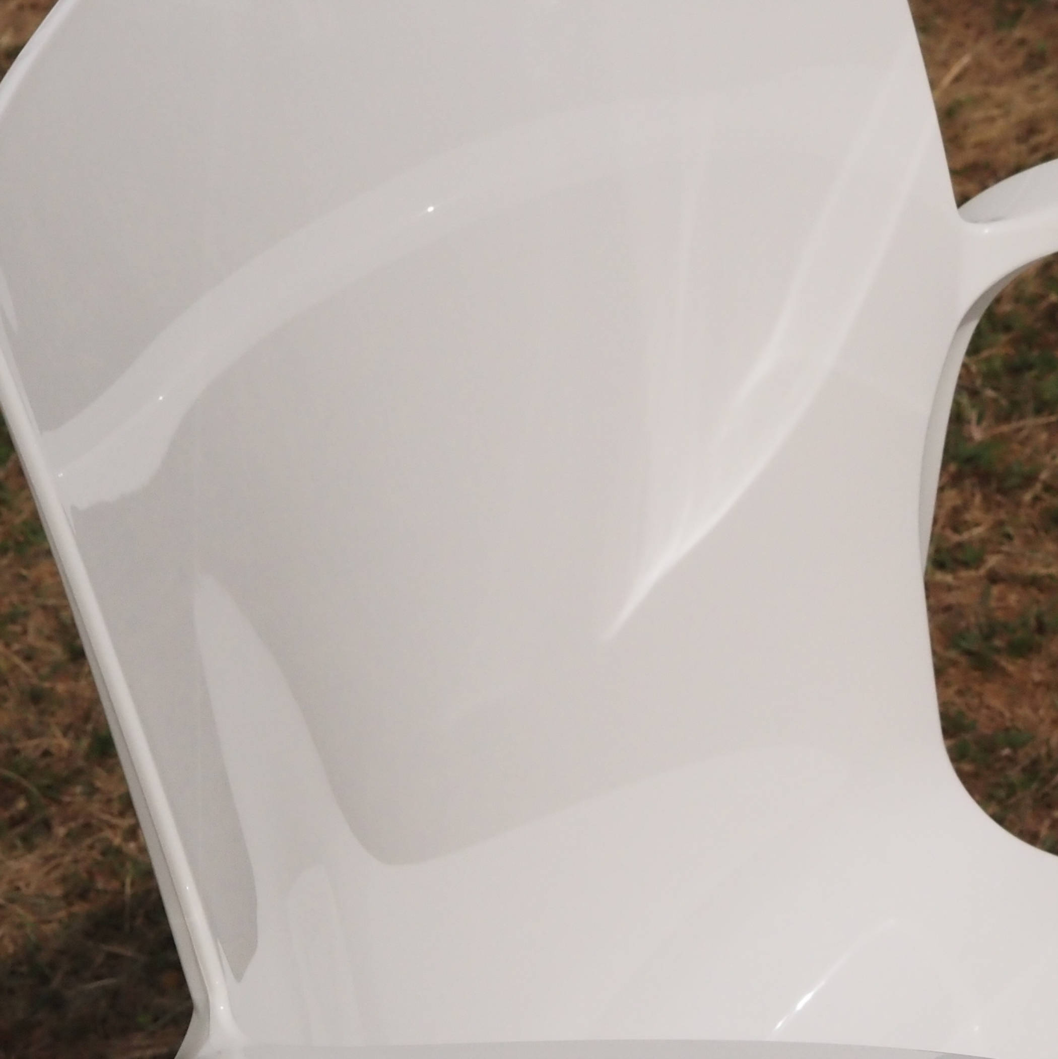 Stackable armchair 'Dejavu' in polycarbonate by Siesta