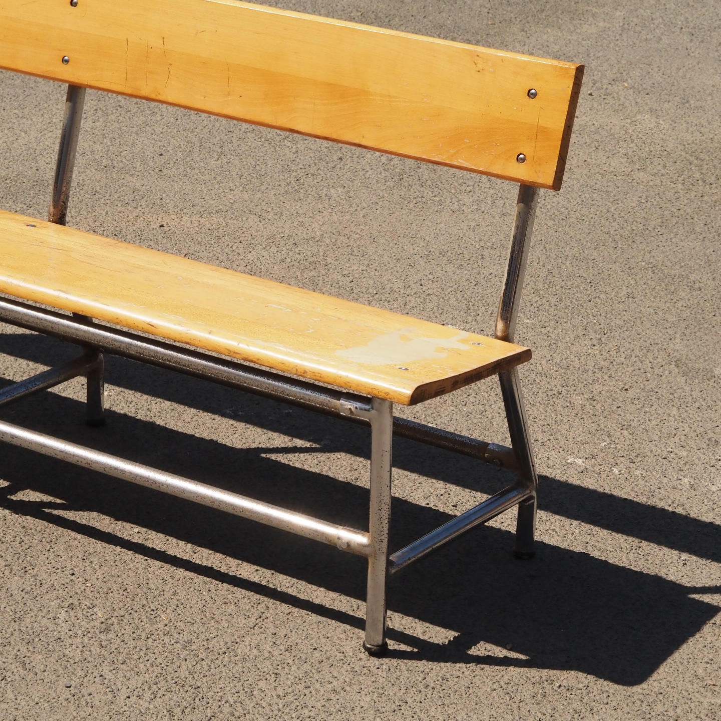 Bench by Seeuws &amp; Fils for Swan (Deinze) (L. 200 cm)