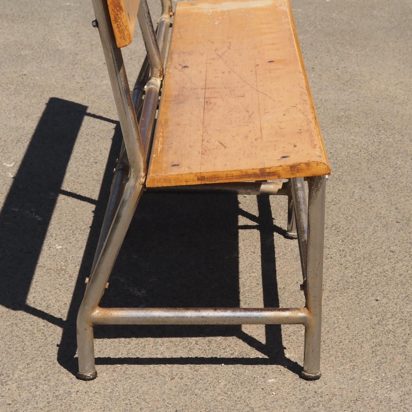 Bench by Seeuws &amp; Fils for Swan (Deinze) (L. 200 cm)