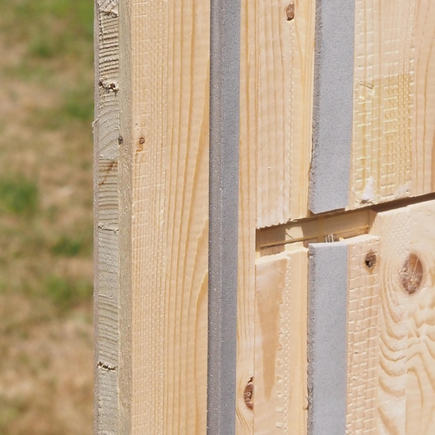 Gymnasium panel in cross-laminated timber with maple veneer (222 x 122 cm) - Sold per panel