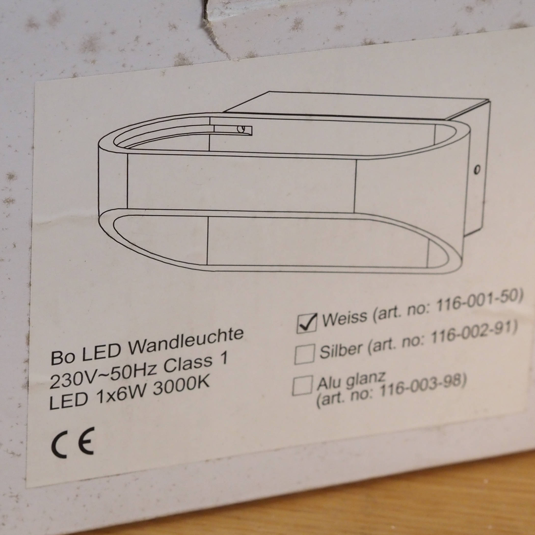 Wall sconce 'Bo' by Unex