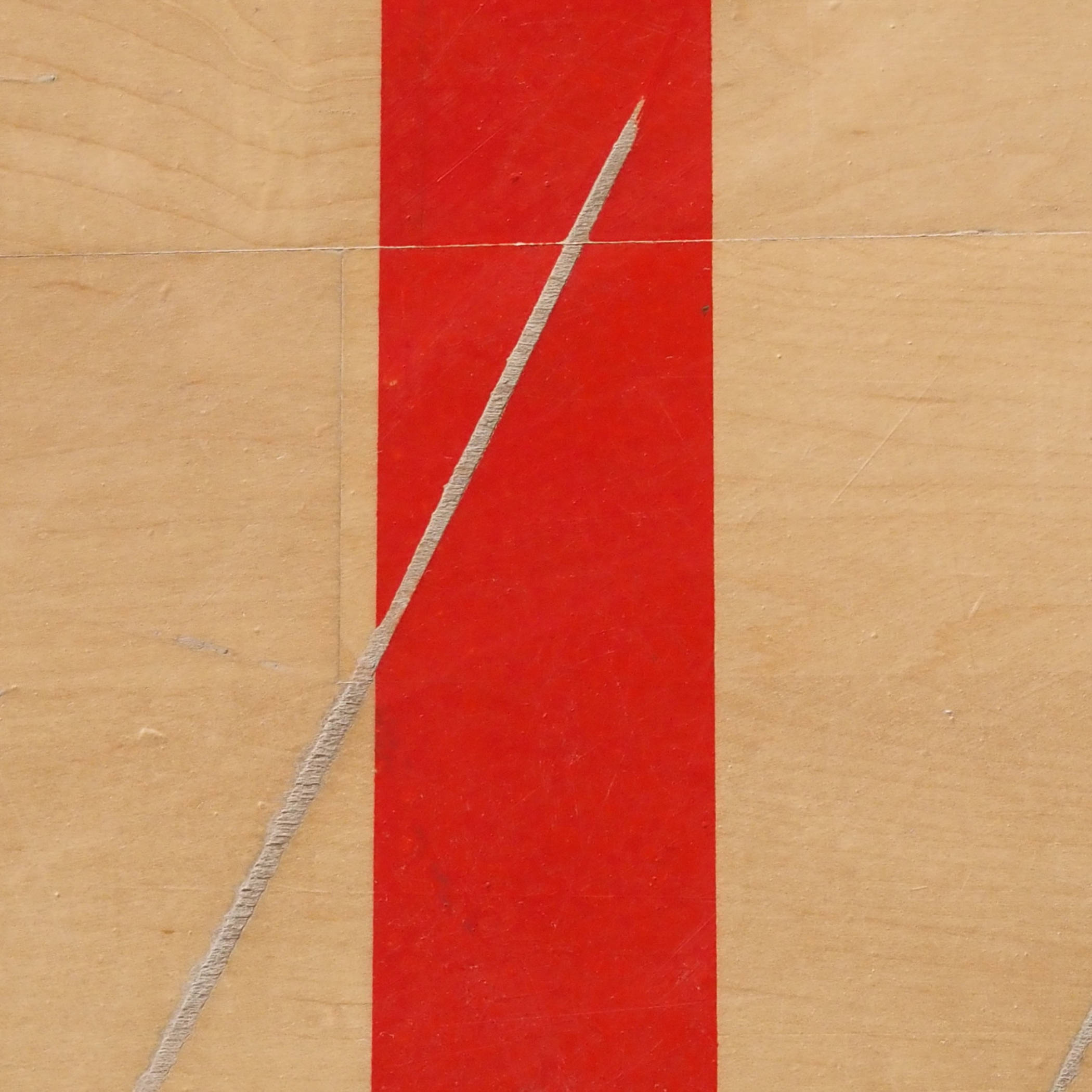 Gymnasium panel in cross-laminated timber with maple veneer (222 x 122 cm) - Sold per panel