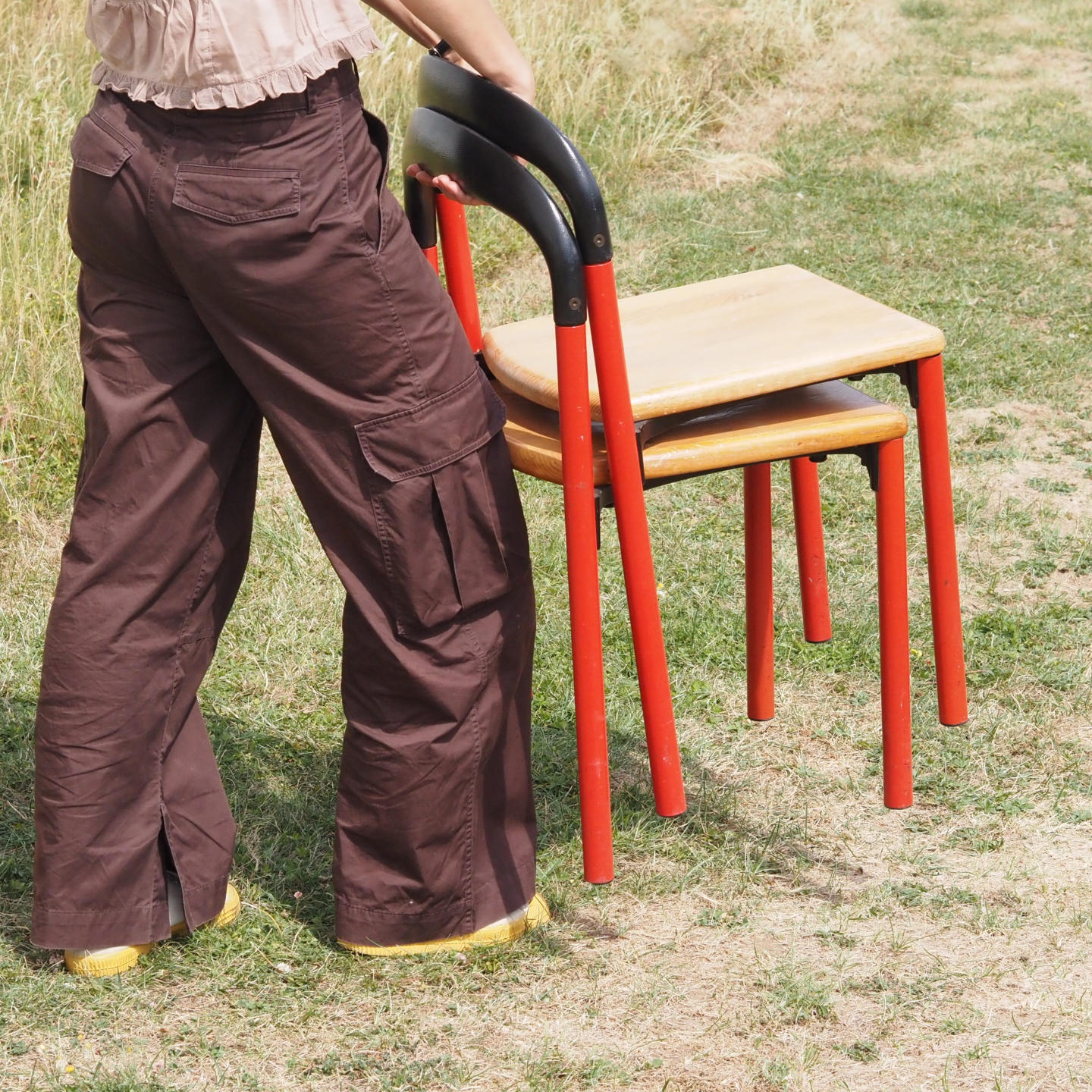 Stackable chair 'Modres' by Mladen Orešić for Jadran (ca. 1980)