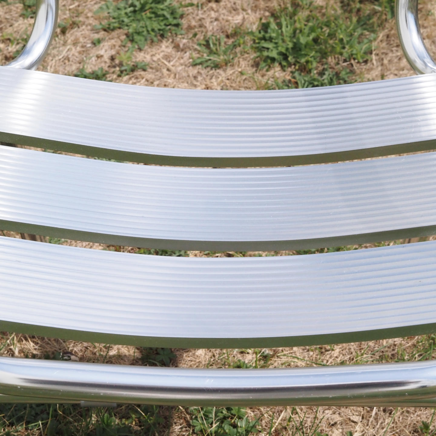 Alluminium armchair by Satelliet