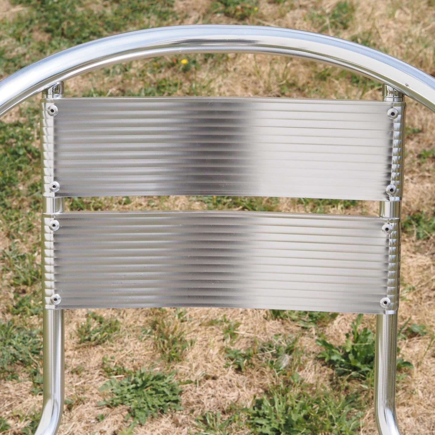 Alluminium armchair by Satelliet