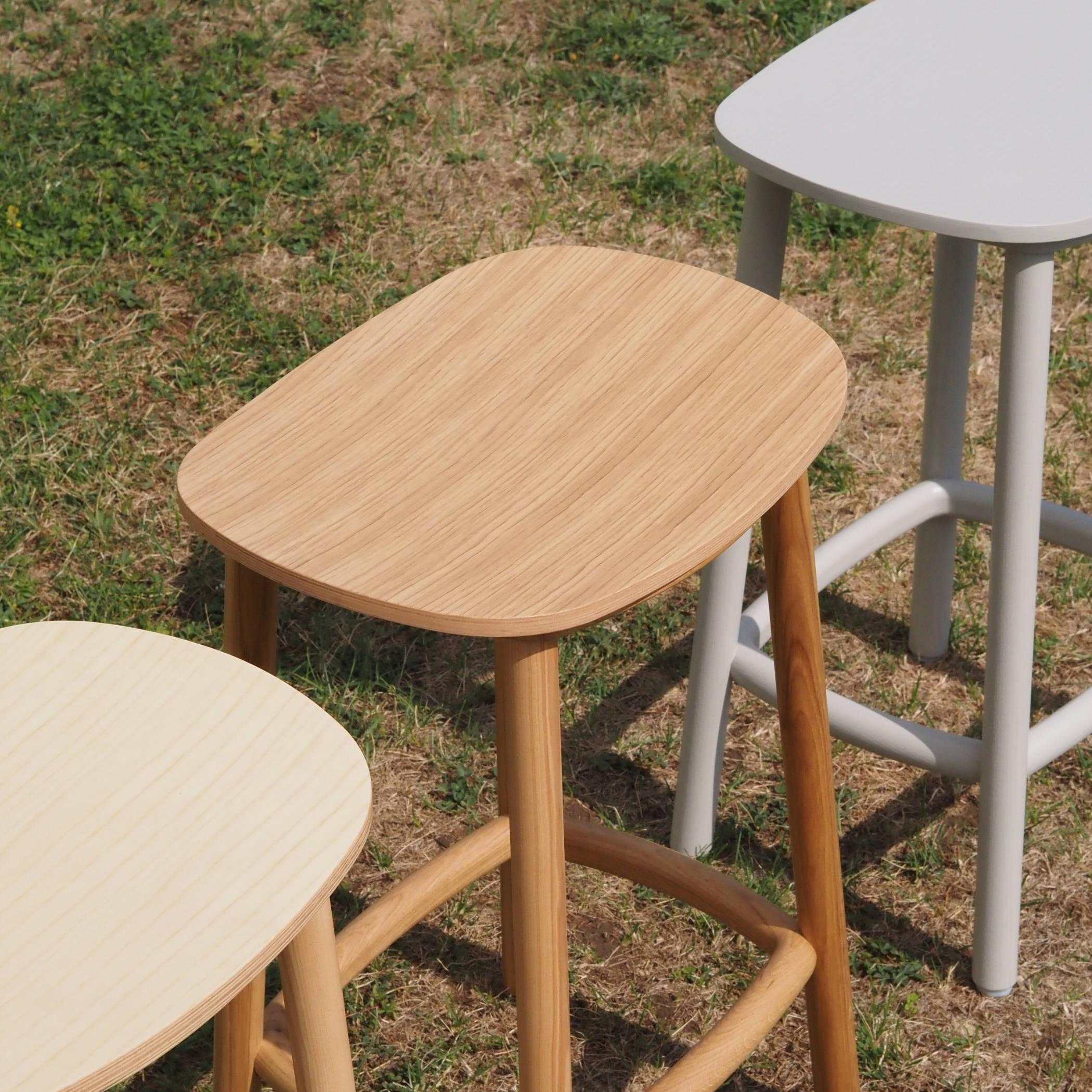 Stool 'Paddle' by Benoit Deneufbourg for Cruso (H. 65 cm)