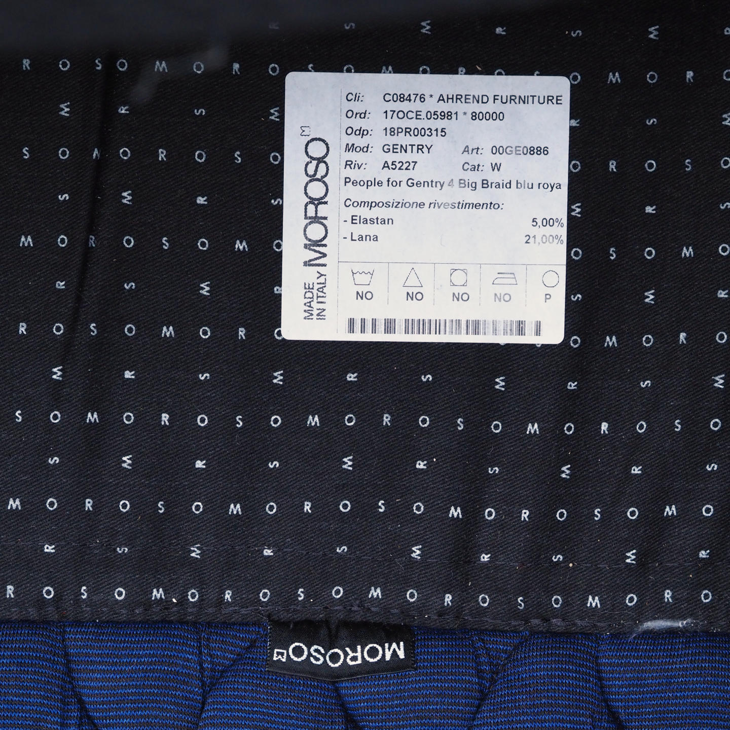 Sofa 'Gentry' by Patricia Urquiola for Moroso - 2 seater