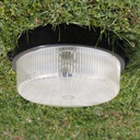 Wall/Ceiling light by Legrand in polycarbonate with porcelain socket (E27) - Black