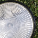 Wall/Ceiling light by Legrand in polycarbonate with porcelain socket (E27) - Black