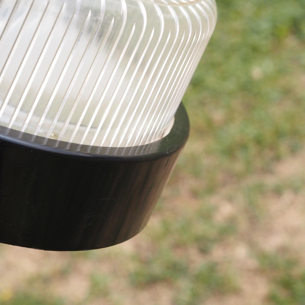 Wall/Ceiling light by Legrand in polycarbonate with porcelain socket (E27) - Black