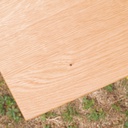 Bench 'June' in solid oak by Jean-François D'Or for Cruso