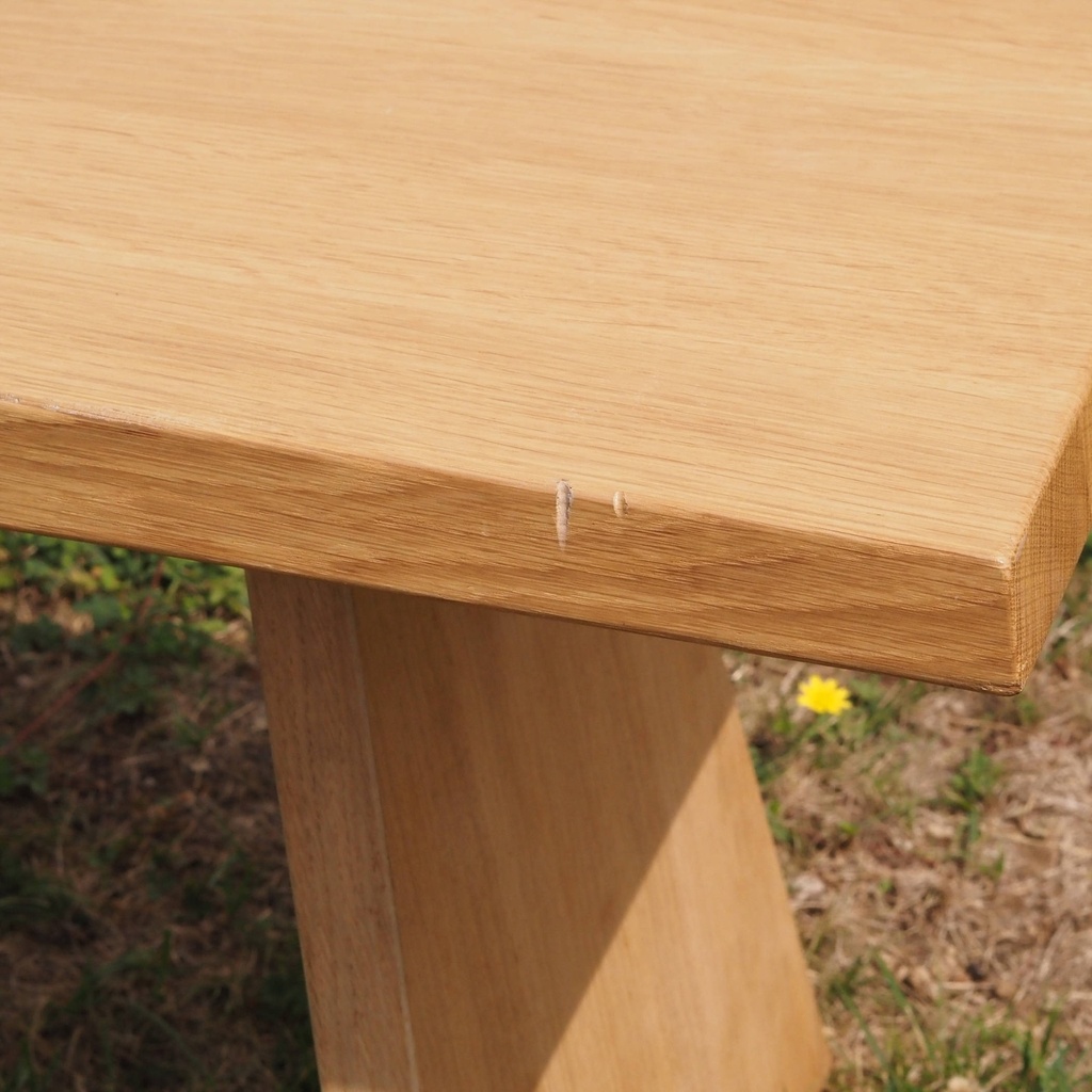 Bench 'June' in solid oak by Jean-François D'Or for Cruso