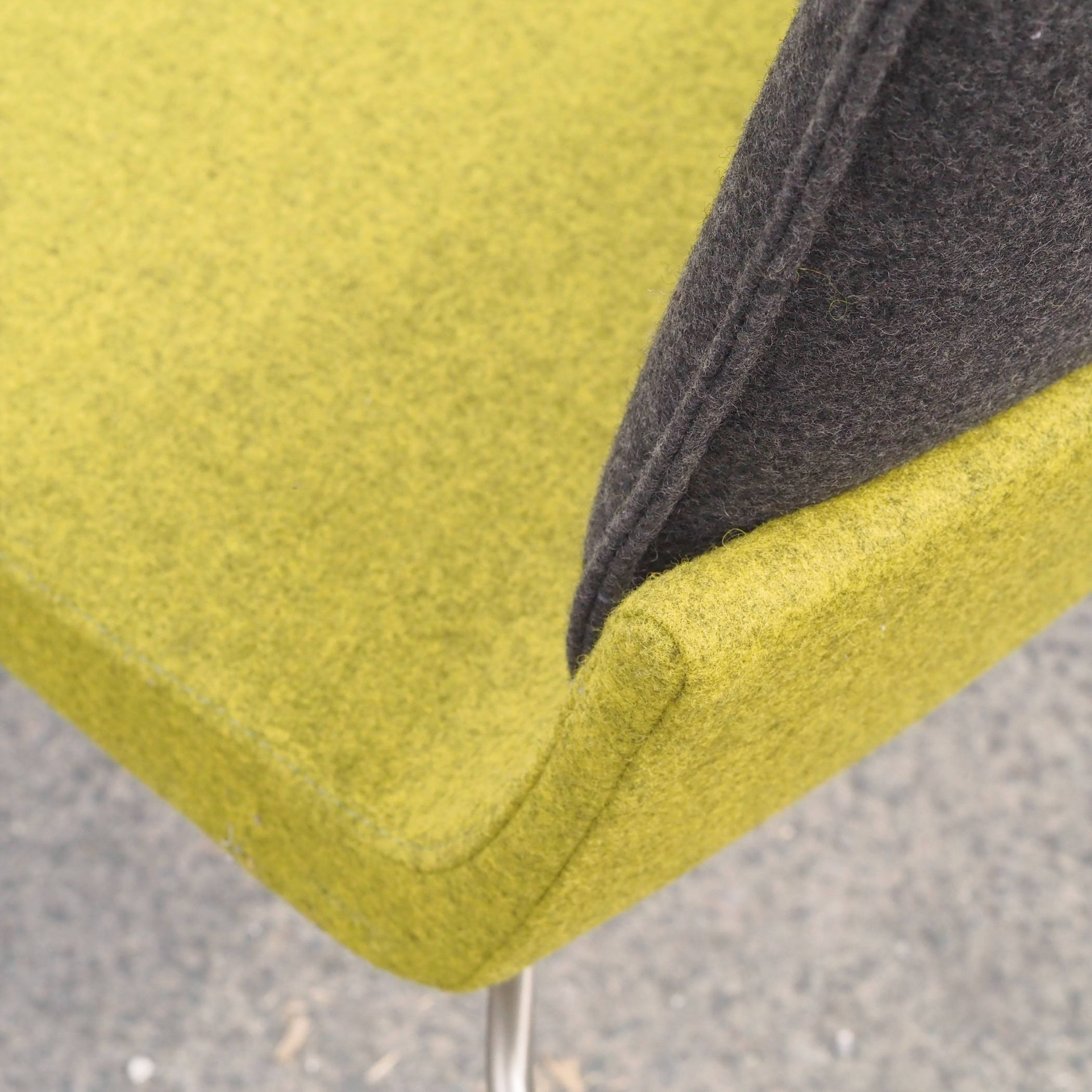 Lounge chair 'Triennial Relax' by Bernotat&amp;Co for Gispen - Grey/green