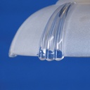 Hanging light 'Daniel' with textured & frosted glass diffuser