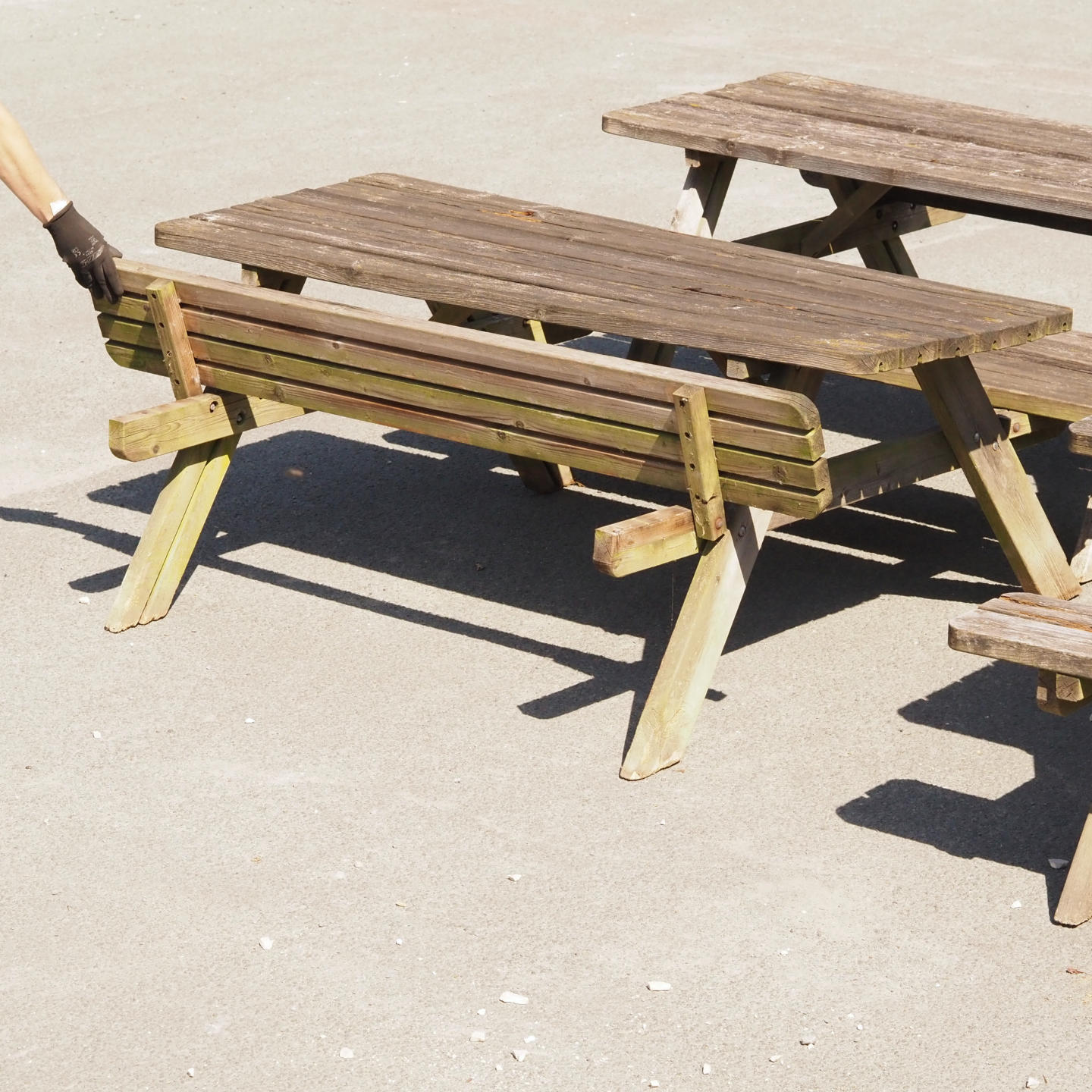 Outdoor picnic table (L. 177 cm)