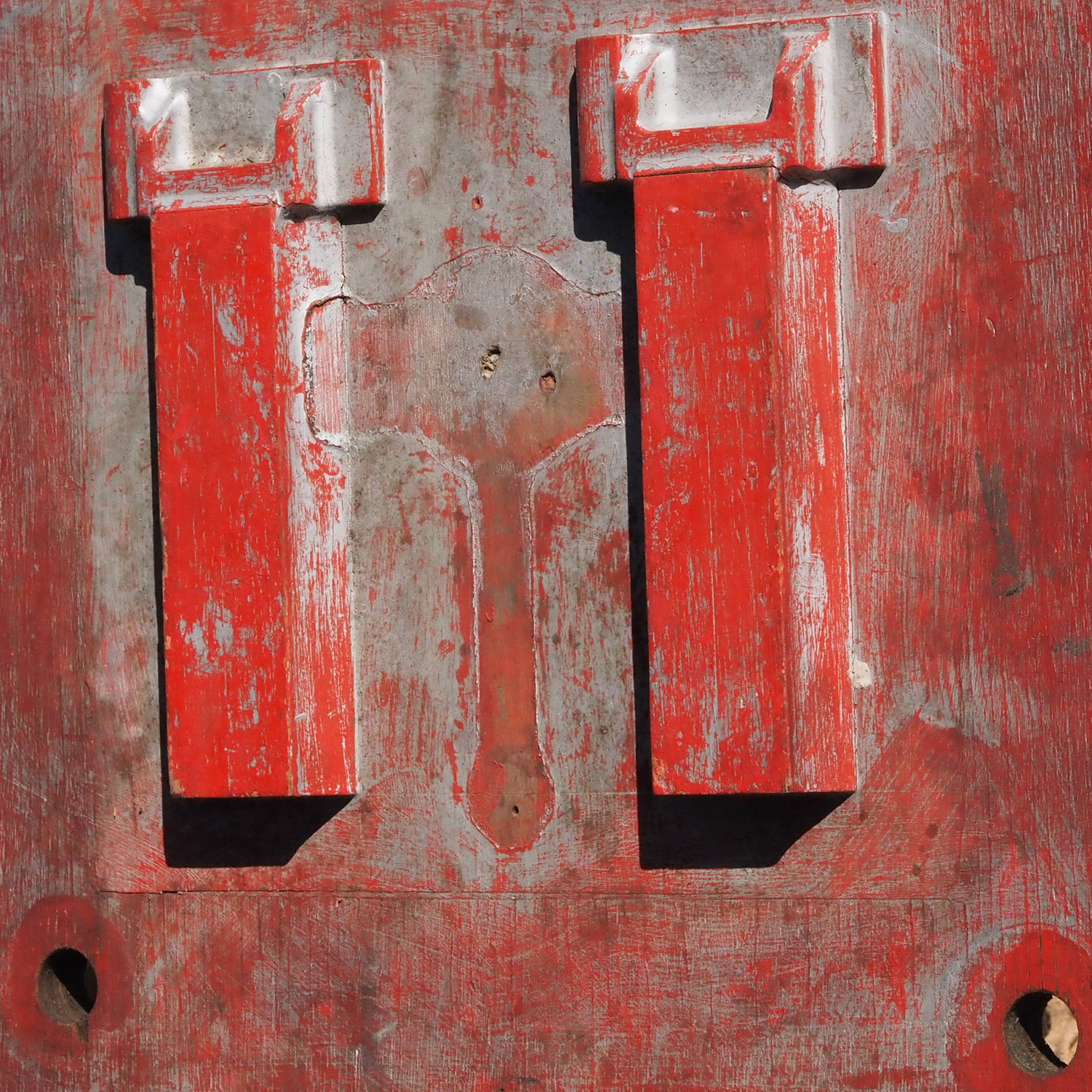 Wooden mould from the Durobor glass factory
