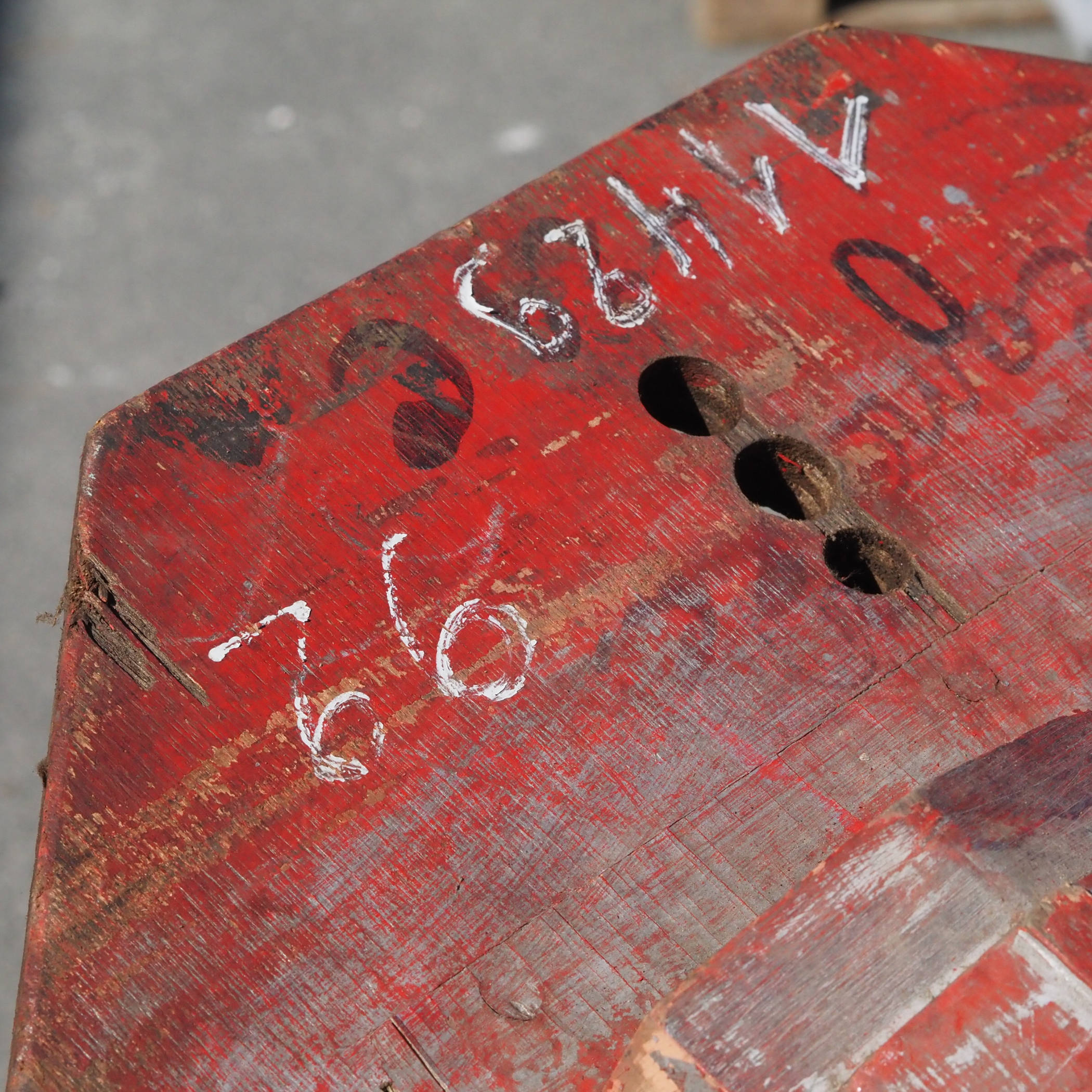 Wooden mould from the Durobor glass factory
