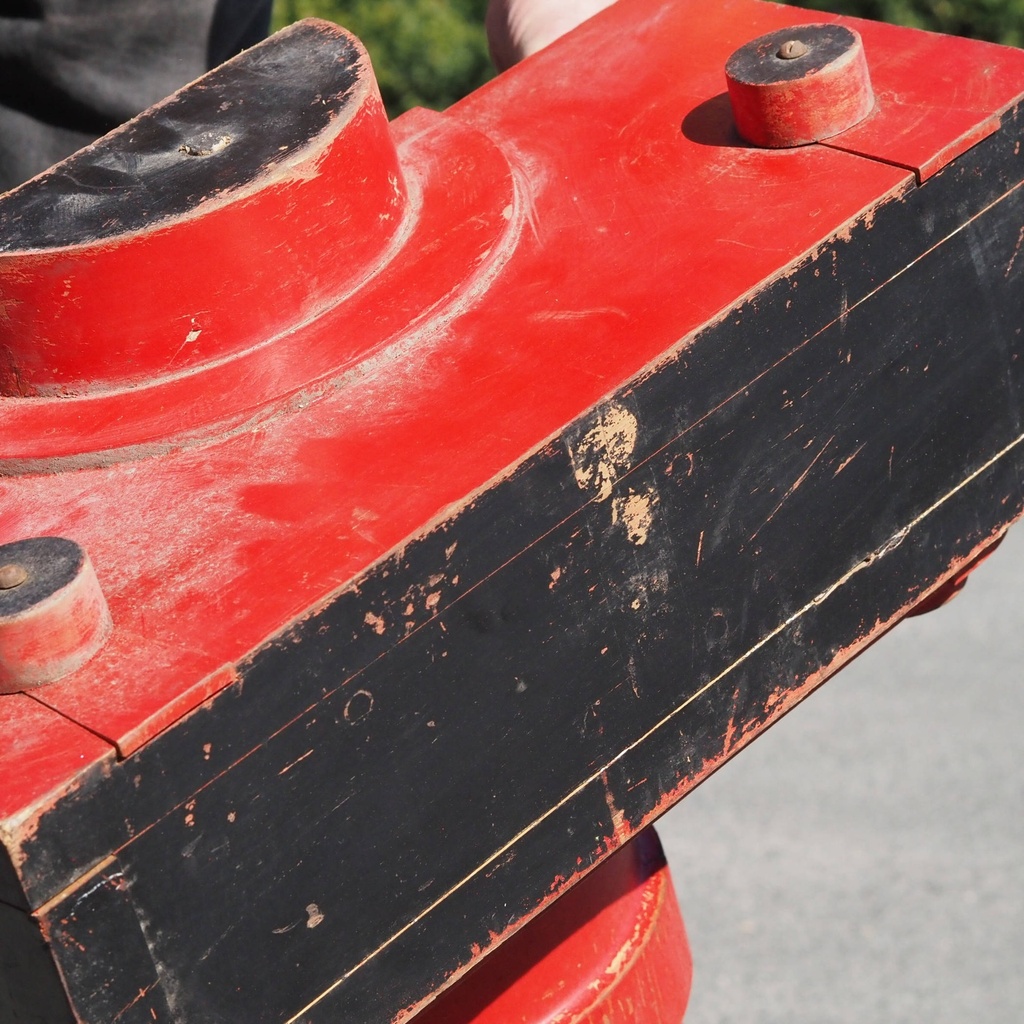 Wooden mould from the Durobor glass factory