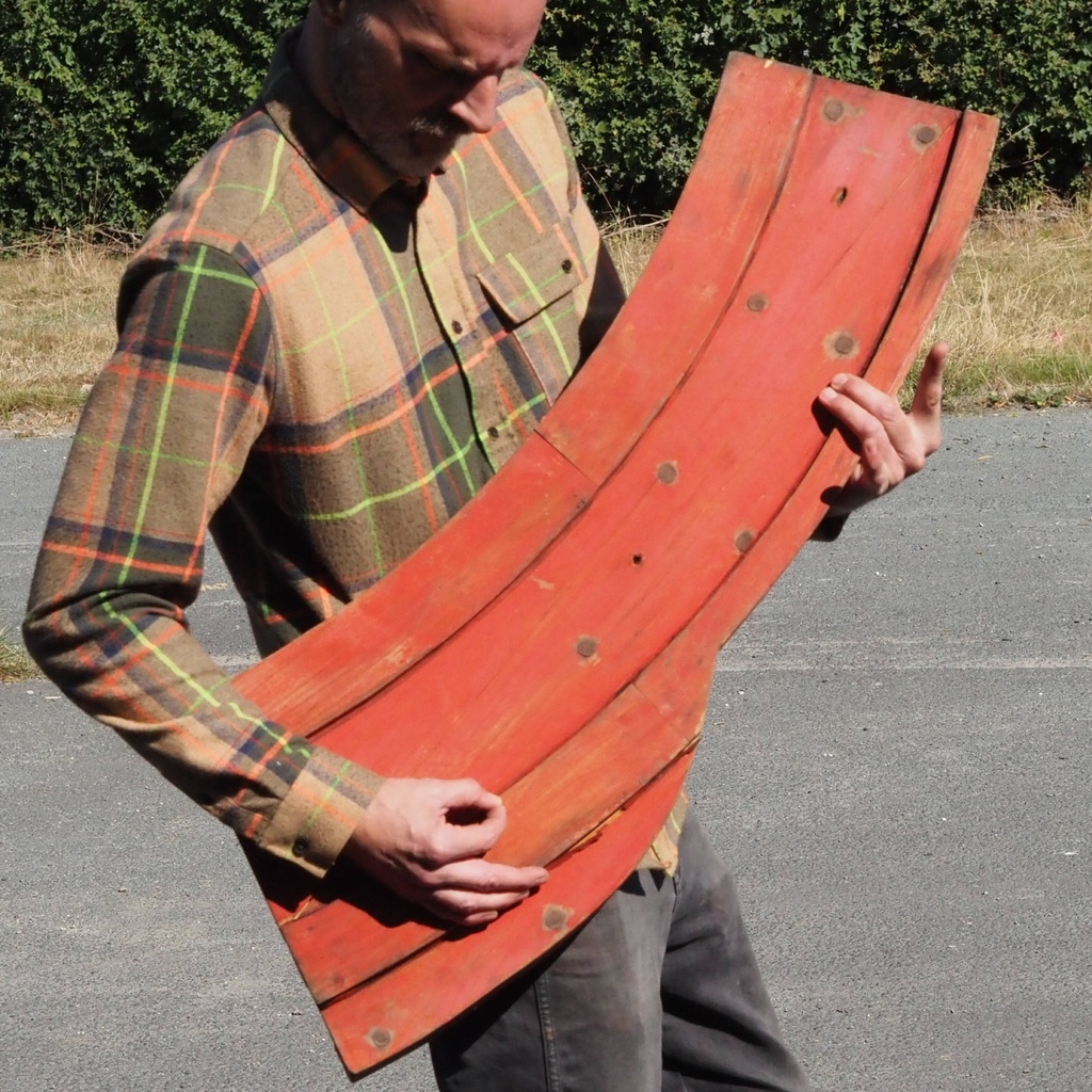 Wooden mould from the Durobor glass factory