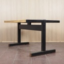Cafeteria table by Christophe Gevers from the Générale de Banque (L. 120 or 180 cm)