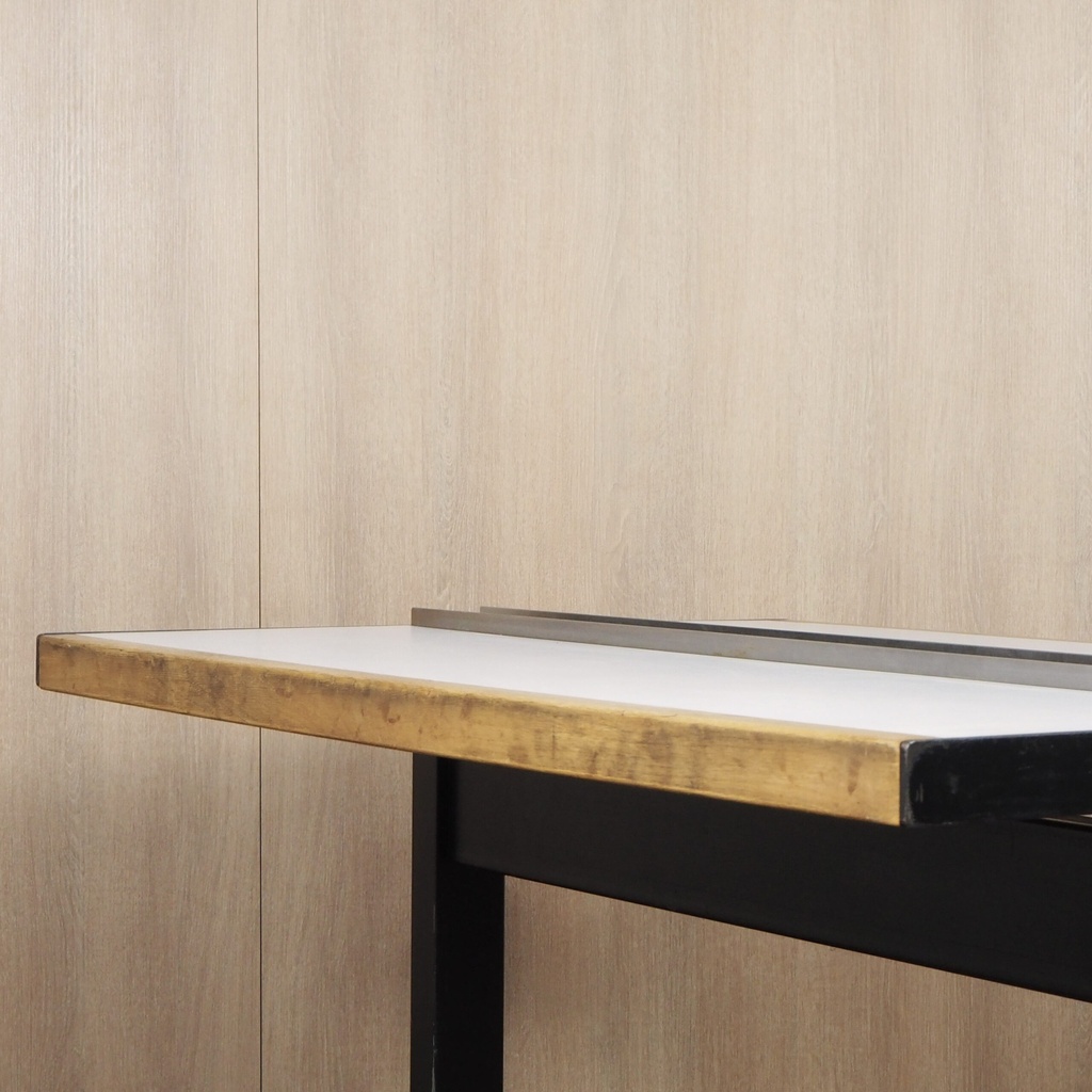 Cafeteria table by Christophe Gevers from the Générale de Banque (L. 120 or 180 cm)