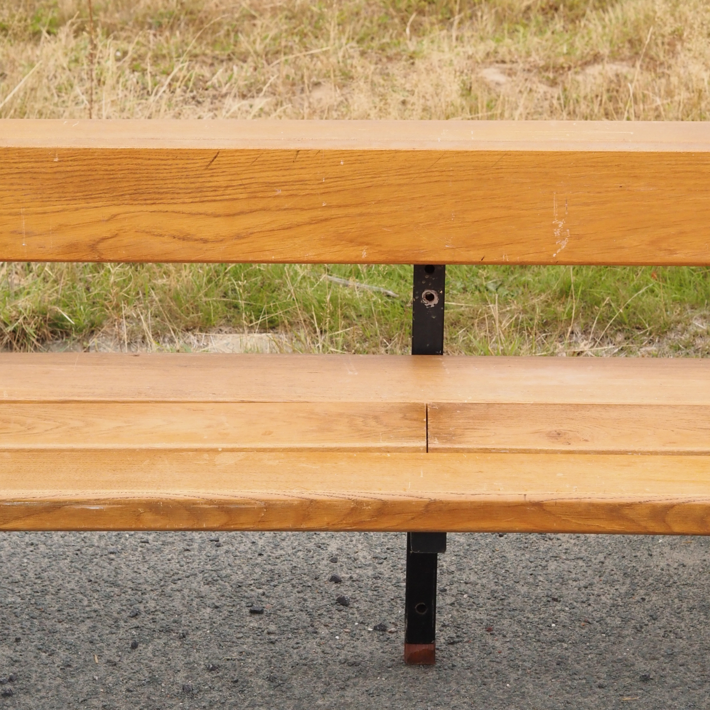 Bench in solid oak by Christophe Gevers from the Générale de Banque (various lengths)