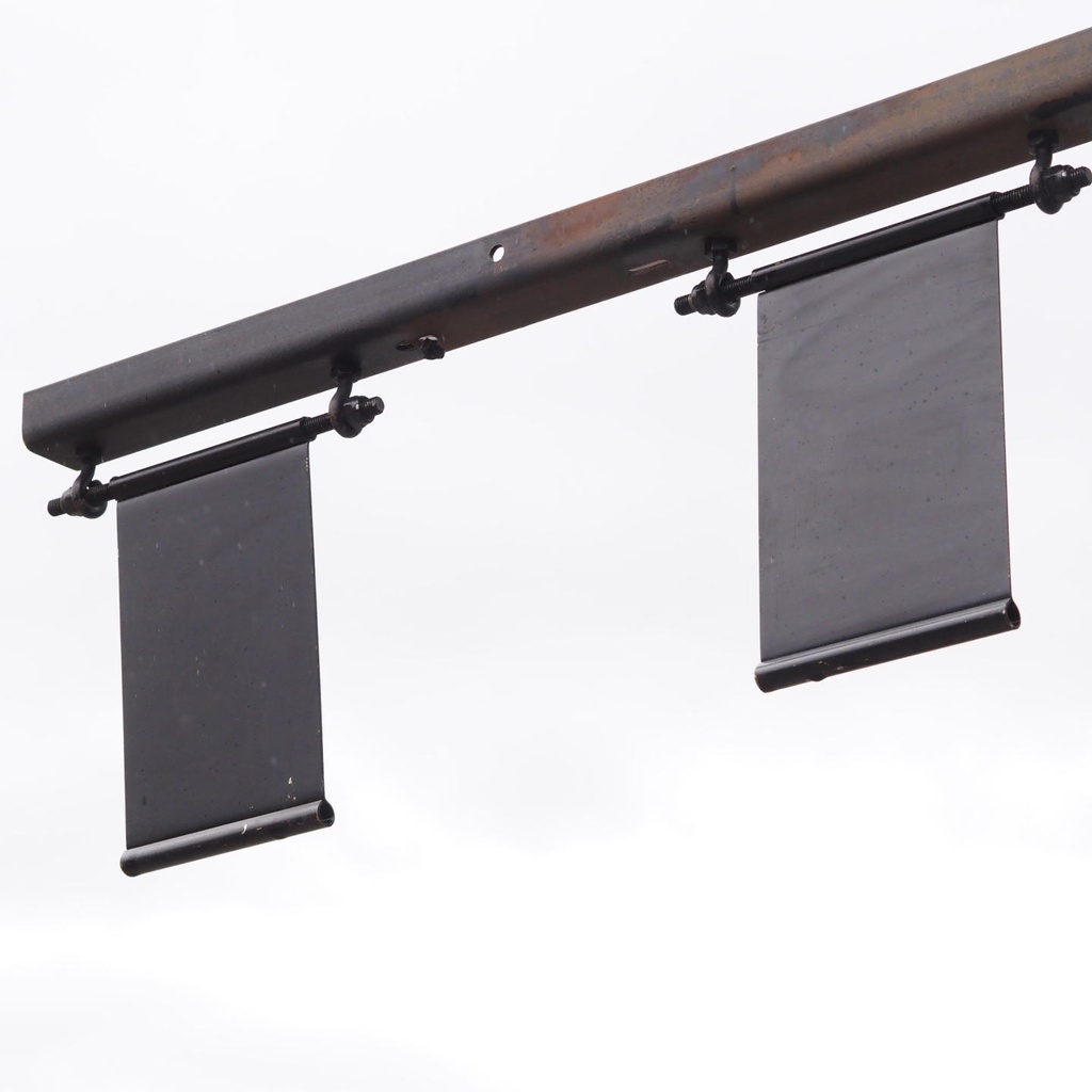 Ceiling structure in steel by Christophe Gevers from the Générale de Banque