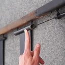 Ceiling structure in steel by Christophe Gevers from the Générale de Banque