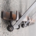 Ceiling structure in steel by Christophe Gevers from the Générale de Banque