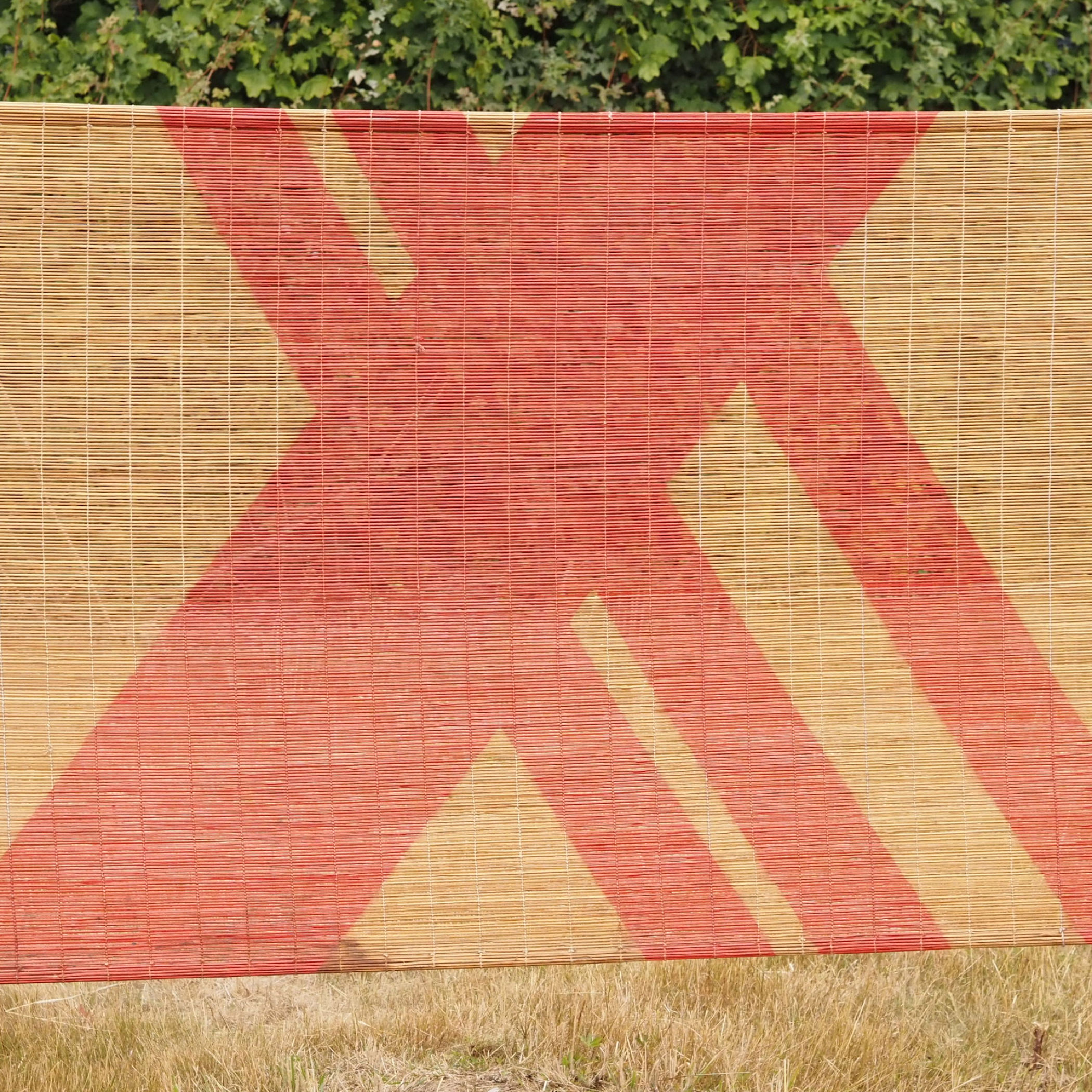Bamboo screen by Christophe Gevers from the Générale de Banque