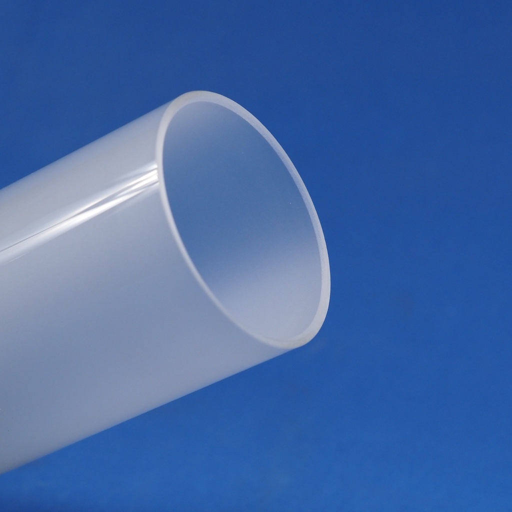 Wall light in glass and brush stainless steel by Schmitz - Leuchten