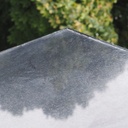 Black granite slabs from the Gare Montparnasse (115 x 115 cm)