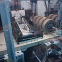 Planed panel in reclaimed glued laminated timber (L. min 245 x 45 cm)