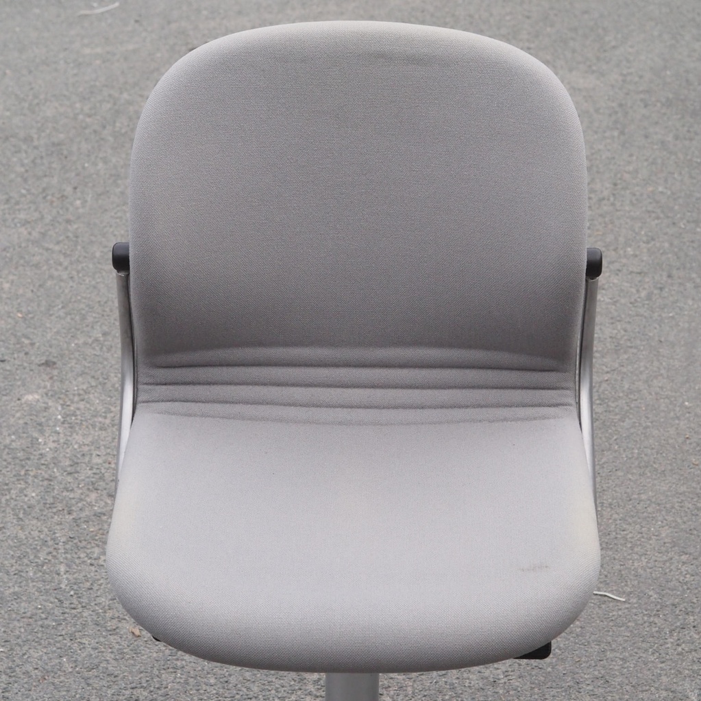 Swivel office chair 'FS 211/8' by Klaus Franck & Werner Sauer for Wilkhahn (ca. 1980) - Grey/Dark grey