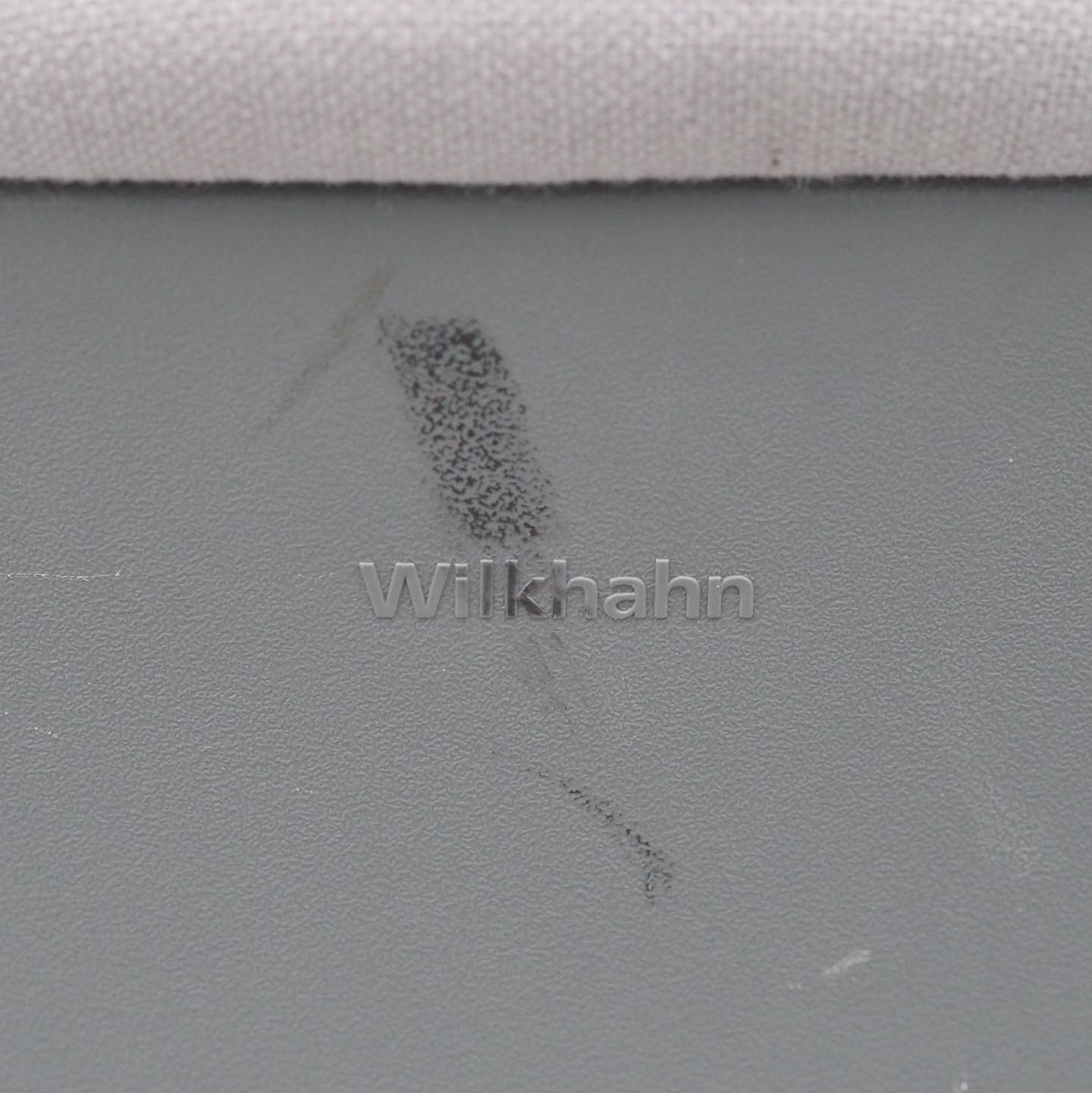 Swivel office chair 'FS 211/8' by Klaus Franck &amp; Werner Sauer for Wilkhahn (ca. 1980) - Grey/Dark grey