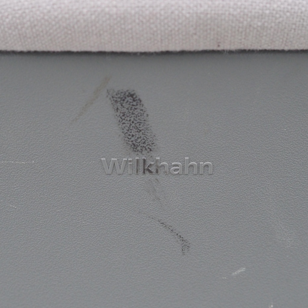 Swivel office chair 'FS 211/8' by Klaus Franck & Werner Sauer for Wilkhahn (ca. 1980) - Grey/Dark grey