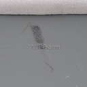 Swivel office chair 'FS 211/8' by Klaus Franck & Werner Sauer for Wilkhahn (ca. 1980) - Grey/Dark grey