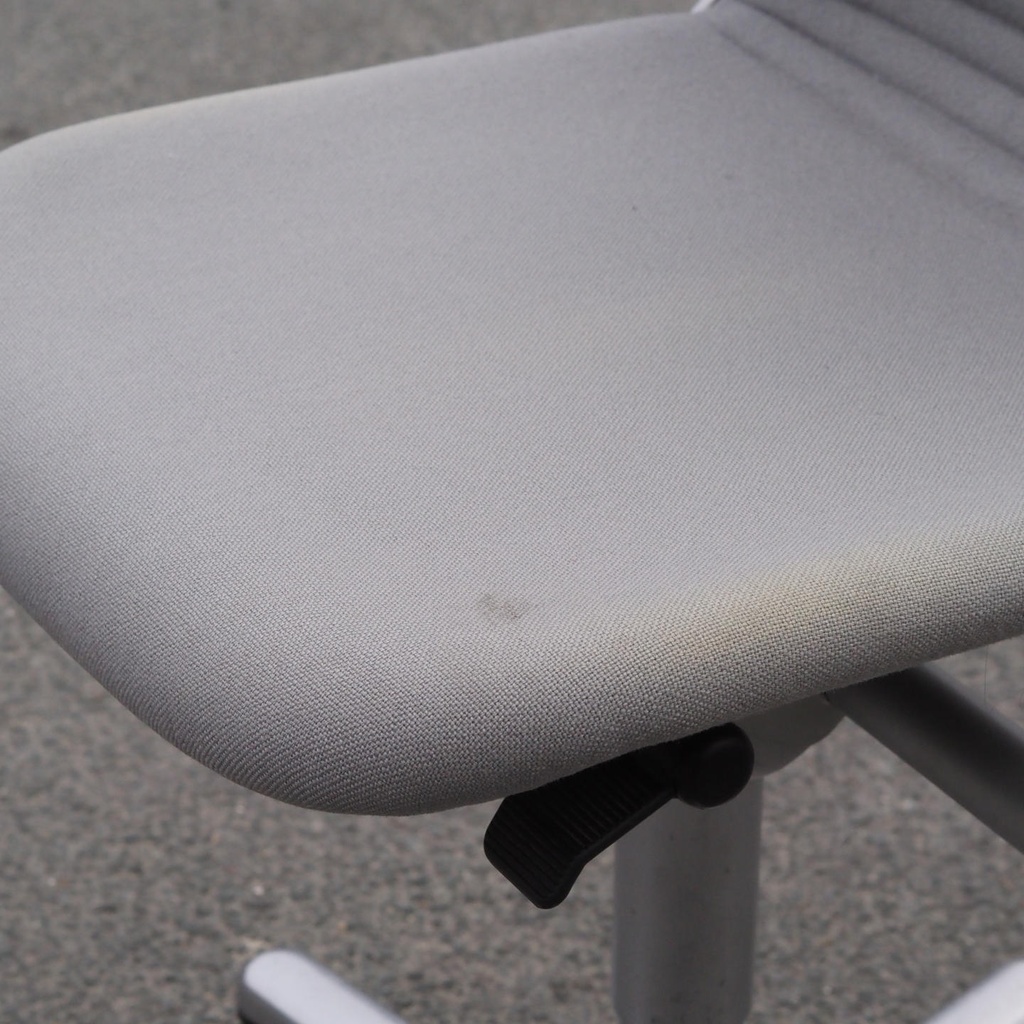 Swivel office chair 'FS 211/8' by Klaus Franck & Werner Sauer for Wilkhahn (ca. 1980) - Grey/Dark grey