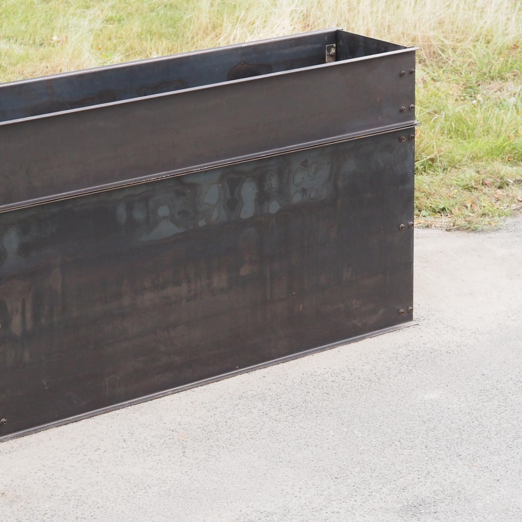 Partition in steel with decorative element 'Small Trees' by Christophe ...