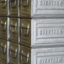 Storage container in galvanized steel by Overtom
